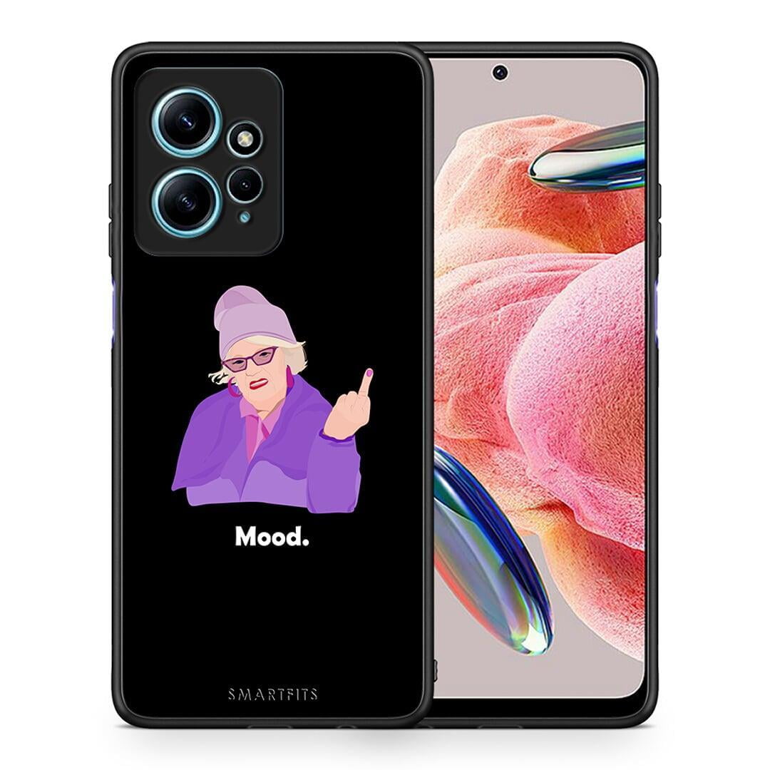 Θήκη Xiaomi Redmi Note 12 4G / Redmi K60 Pro Grandma Mood Black από τη Smartfits με σχέδιο στο πίσω μέρος και μαύρο περίβλημα | Xiaomi Redmi Note 12 4G / Redmi K60 Pro Grandma Mood Black Case with Colorful Back and Black Bezels