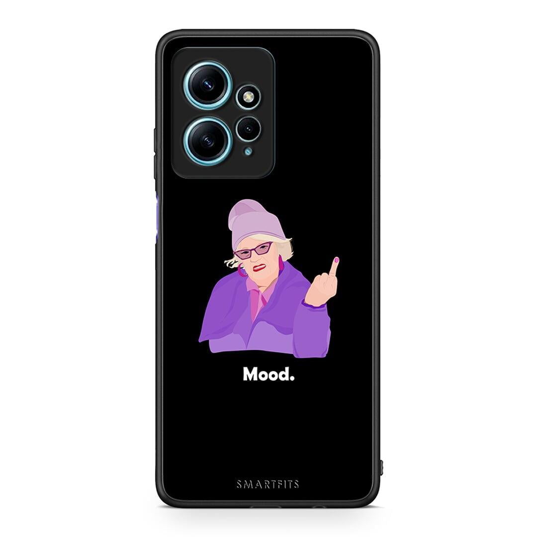 Θήκη Xiaomi Redmi Note 12 4G / Redmi K60 Pro Grandma Mood Black από τη Smartfits με σχέδιο στο πίσω μέρος και μαύρο περίβλημα | Xiaomi Redmi Note 12 4G / Redmi K60 Pro Grandma Mood Black Case with Colorful Back and Black Bezels