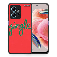 Thumbnail for Θήκη Xiaomi Redmi Note 12 4G / Redmi K60 Pro Jingle Xmas από τη Smartfits με σχέδιο στο πίσω μέρος και μαύρο περίβλημα | Xiaomi Redmi Note 12 4G / Redmi K60 Pro Jingle Xmas Case with Colorful Back and Black Bezels