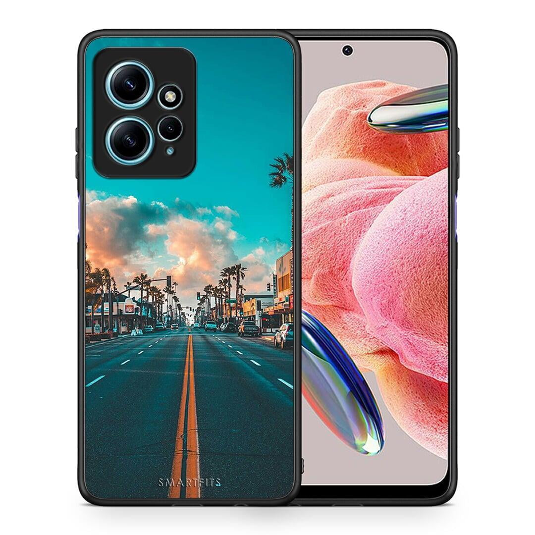 Θήκη Xiaomi Redmi Note 12 4G / Redmi K60 Pro Landscape City από τη Smartfits με σχέδιο στο πίσω μέρος και μαύρο περίβλημα | Xiaomi Redmi Note 12 4G / Redmi K60 Pro Landscape City Case with Colorful Back and Black Bezels