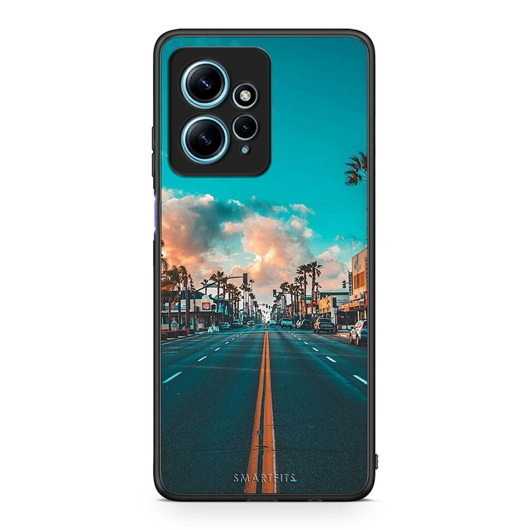 Θήκη Xiaomi Redmi Note 12 4G / Redmi K60 Pro Landscape City από τη Smartfits με σχέδιο στο πίσω μέρος και μαύρο περίβλημα | Xiaomi Redmi Note 12 4G / Redmi K60 Pro Landscape City Case with Colorful Back and Black Bezels