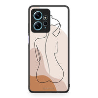 Thumbnail for Θήκη Xiaomi Redmi Note 12 4G / Redmi K60 Pro LineArt Woman από τη Smartfits με σχέδιο στο πίσω μέρος και μαύρο περίβλημα | Xiaomi Redmi Note 12 4G / Redmi K60 Pro LineArt Woman Case with Colorful Back and Black Bezels