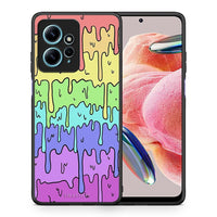 Thumbnail for Θήκη Xiaomi Redmi Note 12 4G / Redmi K60 Pro Melting Rainbow από τη Smartfits με σχέδιο στο πίσω μέρος και μαύρο περίβλημα | Xiaomi Redmi Note 12 4G / Redmi K60 Pro Melting Rainbow Case with Colorful Back and Black Bezels