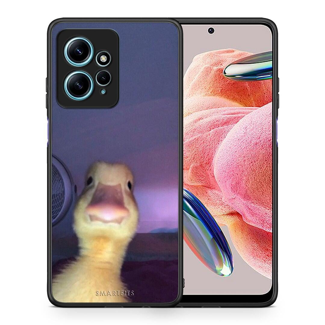 Θήκη Xiaomi Redmi Note 12 4G / Redmi K60 Pro Meme Duck από τη Smartfits με σχέδιο στο πίσω μέρος και μαύρο περίβλημα | Xiaomi Redmi Note 12 4G / Redmi K60 Pro Meme Duck Case with Colorful Back and Black Bezels