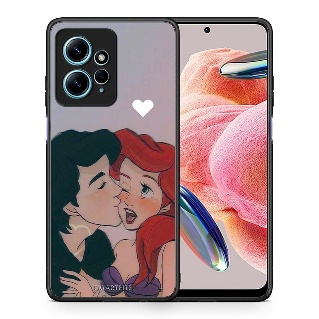 Θήκη Xiaomi Redmi Note 12 4G / Redmi K60 Pro Mermaid Couple από τη Smartfits με σχέδιο στο πίσω μέρος και μαύρο περίβλημα | Xiaomi Redmi Note 12 4G / Redmi K60 Pro Mermaid Couple Case with Colorful Back and Black Bezels