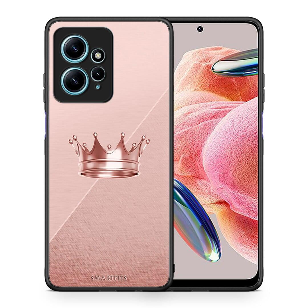 Θήκη Xiaomi Redmi Note 12 4G / Redmi K60 Pro Minimal Crown από τη Smartfits με σχέδιο στο πίσω μέρος και μαύρο περίβλημα | Xiaomi Redmi Note 12 4G / Redmi K60 Pro Minimal Crown Case with Colorful Back and Black Bezels