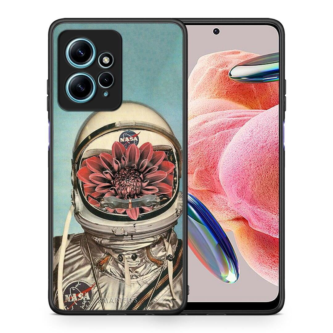 Θήκη Xiaomi Redmi Note 12 4G / Redmi K60 Pro Nasa Bloom από τη Smartfits με σχέδιο στο πίσω μέρος και μαύρο περίβλημα | Xiaomi Redmi Note 12 4G / Redmi K60 Pro Nasa Bloom Case with Colorful Back and Black Bezels