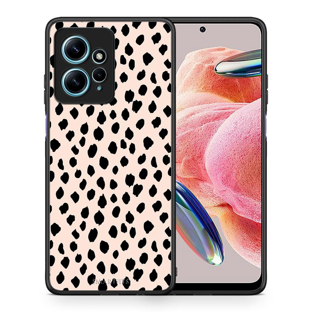 Θήκη Xiaomi Redmi Note 12 4G / Redmi K60 Pro New Polka Dots από τη Smartfits με σχέδιο στο πίσω μέρος και μαύρο περίβλημα | Xiaomi Redmi Note 12 4G / Redmi K60 Pro New Polka Dots Case with Colorful Back and Black Bezels