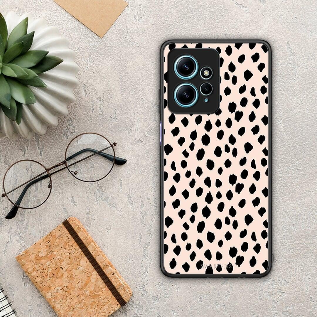 Θήκη Xiaomi Redmi Note 12 4G / Redmi K60 Pro New Polka Dots από τη Smartfits με σχέδιο στο πίσω μέρος και μαύρο περίβλημα | Xiaomi Redmi Note 12 4G / Redmi K60 Pro New Polka Dots Case with Colorful Back and Black Bezels