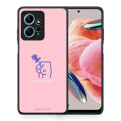 Θήκη Xiaomi Redmi Note 12 4G / Redmi K60 Pro Nice Day από τη Smartfits με σχέδιο στο πίσω μέρος και μαύρο περίβλημα | Xiaomi Redmi Note 12 4G / Redmi K60 Pro Nice Day Case with Colorful Back and Black Bezels
