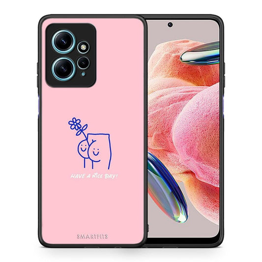 Θήκη Xiaomi Redmi Note 12 4G / Redmi K60 Pro Nice Day από τη Smartfits με σχέδιο στο πίσω μέρος και μαύρο περίβλημα | Xiaomi Redmi Note 12 4G / Redmi K60 Pro Nice Day Case with Colorful Back and Black Bezels