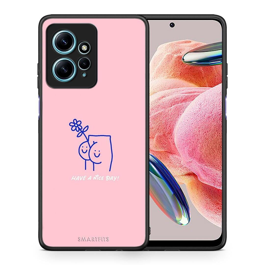 Θήκη Xiaomi Redmi Note 12 4G / Redmi K60 Pro Nice Day από τη Smartfits με σχέδιο στο πίσω μέρος και μαύρο περίβλημα | Xiaomi Redmi Note 12 4G / Redmi K60 Pro Nice Day Case with Colorful Back and Black Bezels