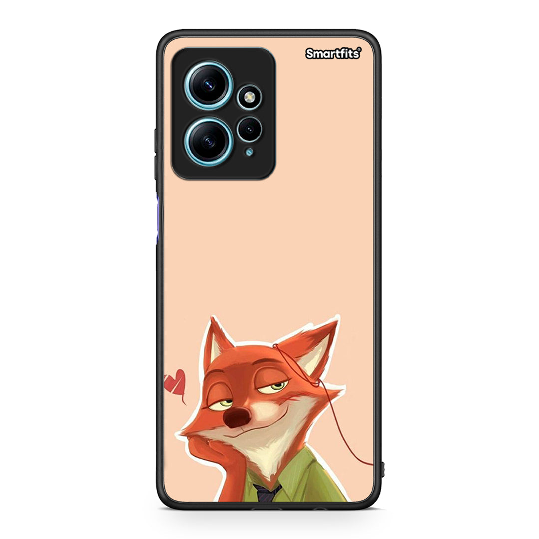 Θήκη Xiaomi Redmi Note 12 4G / Redmi K60 Pro Nick Wilde And Judy Hopps Love 1 από τη Smartfits με σχέδιο στο πίσω μέρος και μαύρο περίβλημα | Xiaomi Redmi Note 12 4G / Redmi K60 Pro Nick Wilde And Judy Hopps Love 1 Case with Colorful Back and Black Bezels