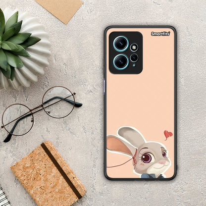 Θήκη Xiaomi Redmi Note 12 4G / Redmi K60 Pro Nick Wilde And Judy Hopps Love 2 από τη Smartfits με σχέδιο στο πίσω μέρος και μαύρο περίβλημα | Xiaomi Redmi Note 12 4G / Redmi K60 Pro Nick Wilde And Judy Hopps Love 2 Case with Colorful Back and Black Bezels
