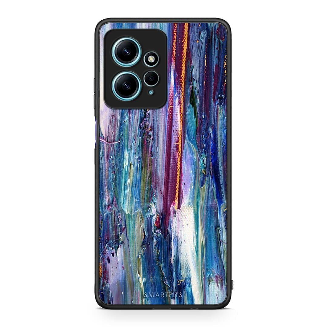 Θήκη Xiaomi Redmi Note 12 4G / Redmi K60 Pro Paint Winter από τη Smartfits με σχέδιο στο πίσω μέρος και μαύρο περίβλημα | Xiaomi Redmi Note 12 4G / Redmi K60 Pro Paint Winter Case with Colorful Back and Black Bezels