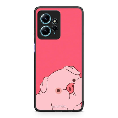 Θήκη Xiaomi Redmi Note 12 4G / Redmi K60 Pro Pig Love 1 από τη Smartfits με σχέδιο στο πίσω μέρος και μαύρο περίβλημα | Xiaomi Redmi Note 12 4G / Redmi K60 Pro Pig Love 1 Case with Colorful Back and Black Bezels