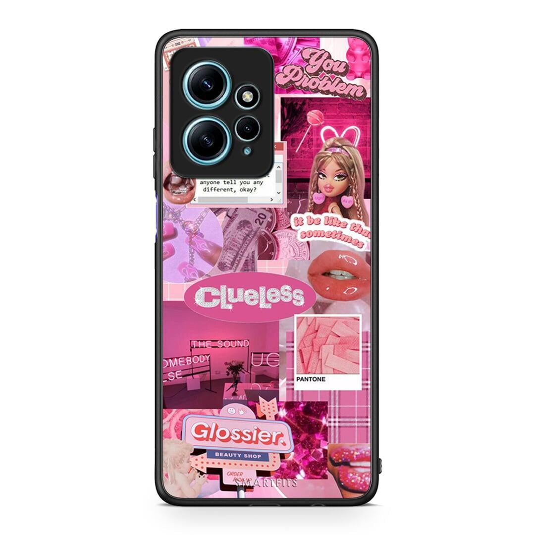 Θήκη Xiaomi Redmi Note 12 4G / Redmi K60 Pro Pink Love από τη Smartfits με σχέδιο στο πίσω μέρος και μαύρο περίβλημα | Xiaomi Redmi Note 12 4G / Redmi K60 Pro Pink Love Case with Colorful Back and Black Bezels