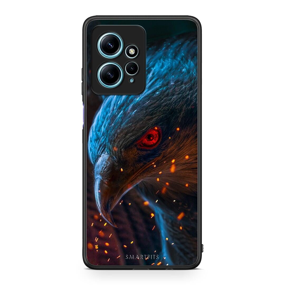 Θήκη Xiaomi Redmi Note 12 4G / Redmi K60 Pro PopArt Eagle από τη Smartfits με σχέδιο στο πίσω μέρος και μαύρο περίβλημα | Xiaomi Redmi Note 12 4G / Redmi K60 Pro PopArt Eagle Case with Colorful Back and Black Bezels
