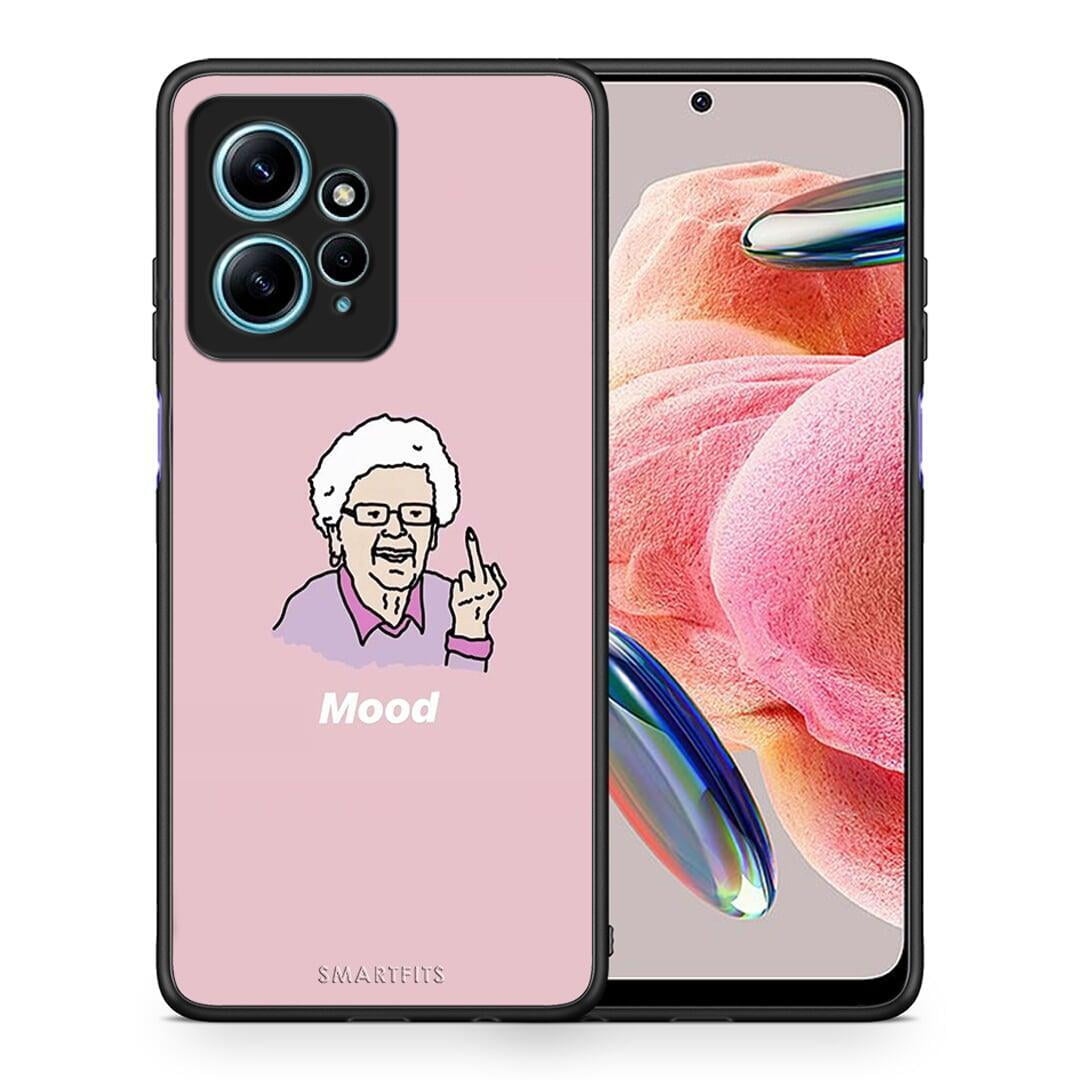 Θήκη Xiaomi Redmi Note 12 4G / Redmi K60 Pro PopArt Mood από τη Smartfits με σχέδιο στο πίσω μέρος και μαύρο περίβλημα | Xiaomi Redmi Note 12 4G / Redmi K60 Pro PopArt Mood Case with Colorful Back and Black Bezels