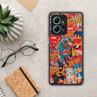 Thumbnail for Θήκη Xiaomi Redmi Note 12 4G / Redmi K60 Pro PopArt OMG από τη Smartfits με σχέδιο στο πίσω μέρος και μαύρο περίβλημα | Xiaomi Redmi Note 12 4G / Redmi K60 Pro PopArt OMG Case with Colorful Back and Black Bezels