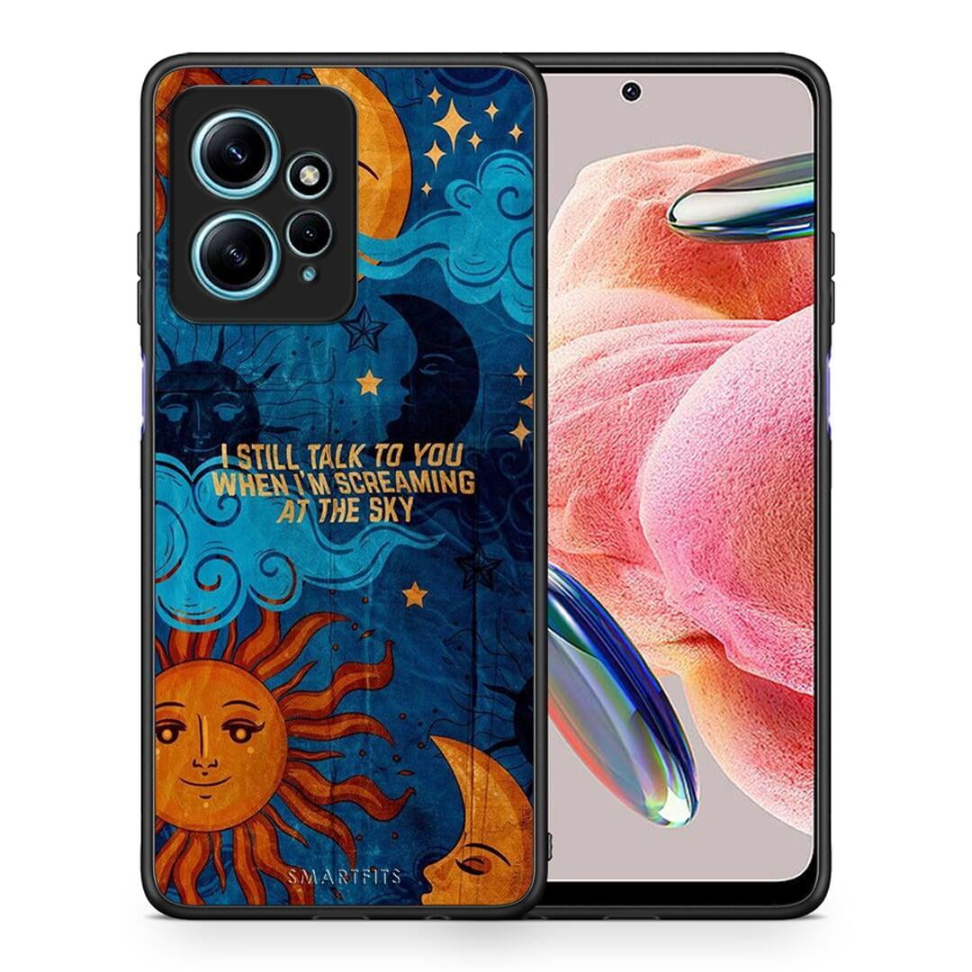 Θήκη Xiaomi Redmi Note 12 4G / Redmi K60 Pro Screaming Sky από τη Smartfits με σχέδιο στο πίσω μέρος και μαύρο περίβλημα | Xiaomi Redmi Note 12 4G / Redmi K60 Pro Screaming Sky Case with Colorful Back and Black Bezels