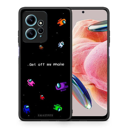 Θήκη Xiaomi Redmi Note 12 4G / Redmi K60 Pro Text AFK από τη Smartfits με σχέδιο στο πίσω μέρος και μαύρο περίβλημα | Xiaomi Redmi Note 12 4G / Redmi K60 Pro Text AFK Case with Colorful Back and Black Bezels