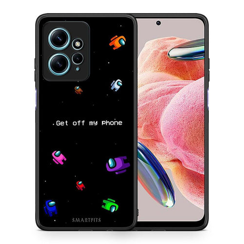 Θήκη Xiaomi Redmi Note 12 4G / Redmi K60 Pro Text AFK από τη Smartfits με σχέδιο στο πίσω μέρος και μαύρο περίβλημα | Xiaomi Redmi Note 12 4G / Redmi K60 Pro Text AFK Case with Colorful Back and Black Bezels