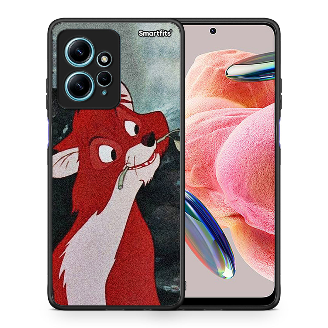 Θήκη Xiaomi Redmi Note 12 4G / Redmi K60 Pro Tod And Vixey Love 1 από τη Smartfits με σχέδιο στο πίσω μέρος και μαύρο περίβλημα | Xiaomi Redmi Note 12 4G / Redmi K60 Pro Tod And Vixey Love 1 Case with Colorful Back and Black Bezels