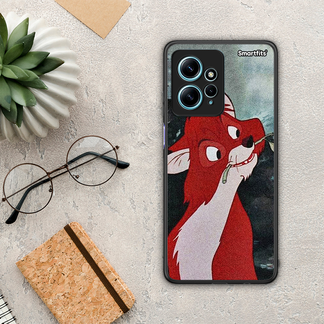 Θήκη Xiaomi Redmi Note 12 4G / Redmi K60 Pro Tod And Vixey Love 1 από τη Smartfits με σχέδιο στο πίσω μέρος και μαύρο περίβλημα | Xiaomi Redmi Note 12 4G / Redmi K60 Pro Tod And Vixey Love 1 Case with Colorful Back and Black Bezels