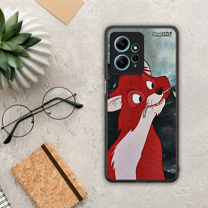 Θήκη Xiaomi Redmi Note 12 4G / Redmi K60 Pro Tod And Vixey Love 1 από τη Smartfits με σχέδιο στο πίσω μέρος και μαύρο περίβλημα | Xiaomi Redmi Note 12 4G / Redmi K60 Pro Tod And Vixey Love 1 Case with Colorful Back and Black Bezels