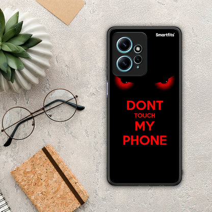 Θήκη Xiaomi Redmi Note 12 4G Touch My Phone από τη Smartfits με σχέδιο στο πίσω μέρος και μαύρο περίβλημα | Xiaomi Redmi Note 12 4G Touch My Phone Case with Colorful Back and Black Bezels