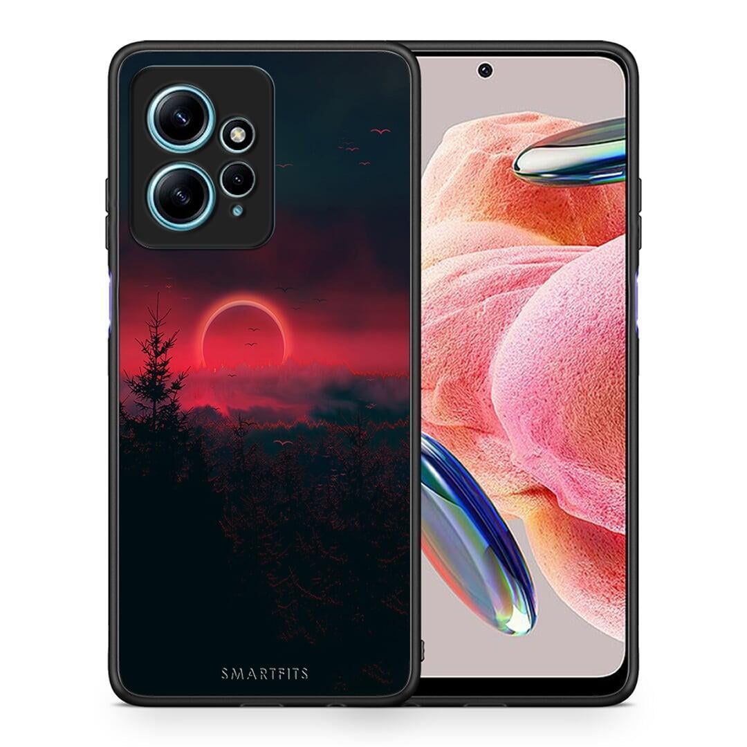 Θήκη Xiaomi Redmi Note 12 4G / Redmi K60 Pro Tropic Sunset από τη Smartfits με σχέδιο στο πίσω μέρος και μαύρο περίβλημα | Xiaomi Redmi Note 12 4G / Redmi K60 Pro Tropic Sunset Case with Colorful Back and Black Bezels