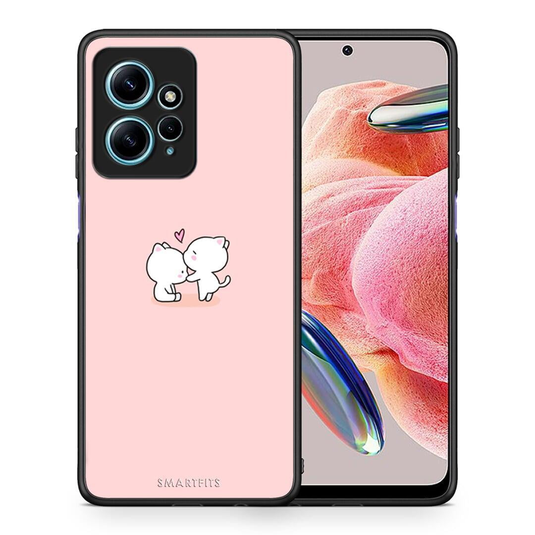 Θήκη Xiaomi Redmi Note 12 4G / Redmi K60 Pro Valentine Love από τη Smartfits με σχέδιο στο πίσω μέρος και μαύρο περίβλημα | Xiaomi Redmi Note 12 4G / Redmi K60 Pro Valentine Love Case with Colorful Back and Black Bezels