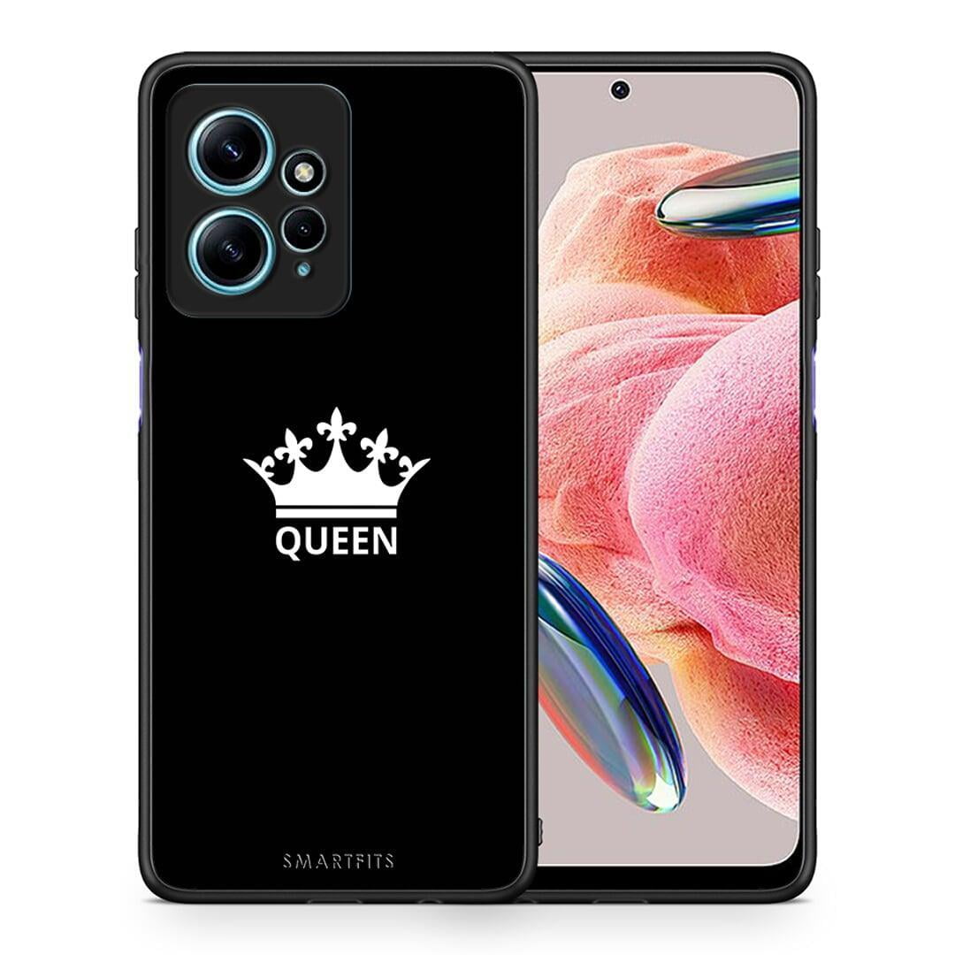 Θήκη Xiaomi Redmi Note 12 4G / Redmi K60 Pro Valentine Queen από τη Smartfits με σχέδιο στο πίσω μέρος και μαύρο περίβλημα | Xiaomi Redmi Note 12 4G / Redmi K60 Pro Valentine Queen Case with Colorful Back and Black Bezels