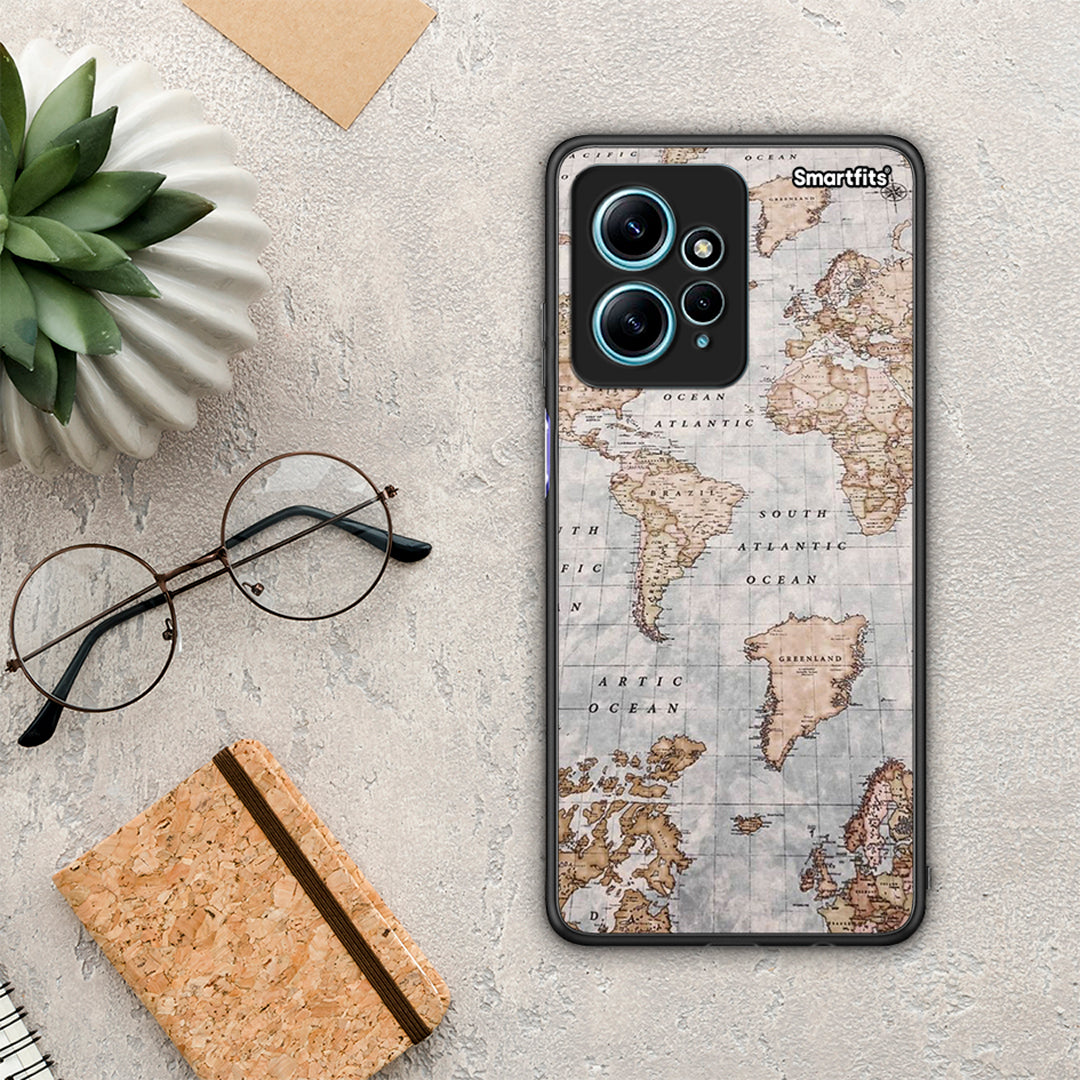 Θήκη Xiaomi Redmi Note 12 4G World Map – Smartfits θήκες για κινητό ...