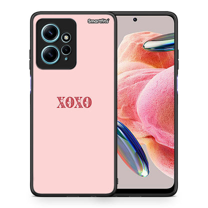 Θήκη Xiaomi Redmi Note 12 4G / Redmi K60 Pro XOXO Love από τη Smartfits με σχέδιο στο πίσω μέρος και μαύρο περίβλημα | Xiaomi Redmi Note 12 4G / Redmi K60 Pro XOXO Love Case with Colorful Back and Black Bezels