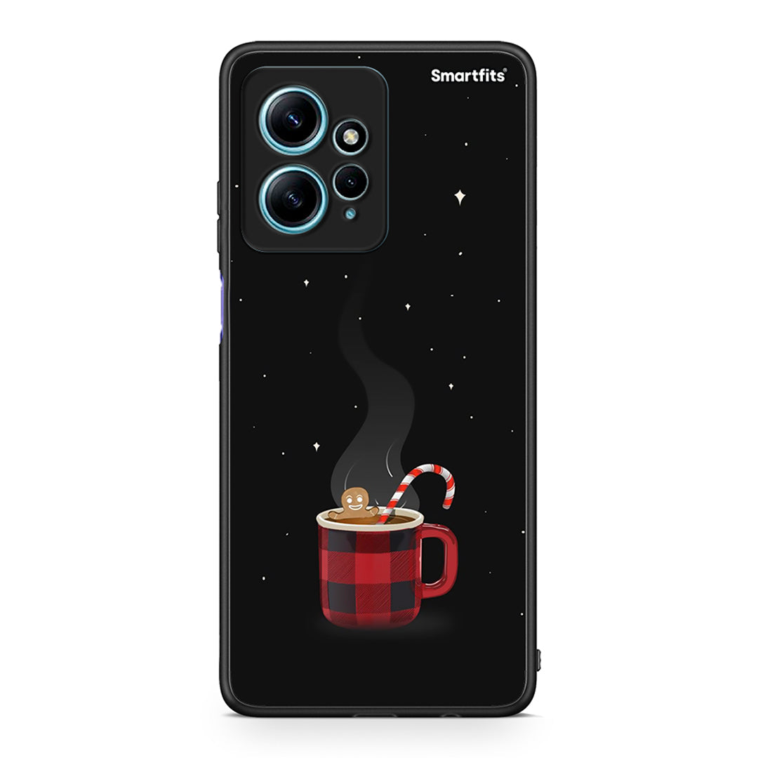 Θήκη Xiaomi Redmi Note 12 4G / Redmi K60 Pro Xmas Bathing από τη Smartfits με σχέδιο στο πίσω μέρος και μαύρο περίβλημα | Xiaomi Redmi Note 12 4G / Redmi K60 Pro Xmas Bathing Case with Colorful Back and Black Bezels