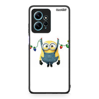 Thumbnail for Θήκη Xiaomi Redmi Note 12 4G / Redmi K60 Pro Xmas Minion Lights από τη Smartfits με σχέδιο στο πίσω μέρος και μαύρο περίβλημα | Xiaomi Redmi Note 12 4G / Redmi K60 Pro Xmas Minion Lights Case with Colorful Back and Black Bezels