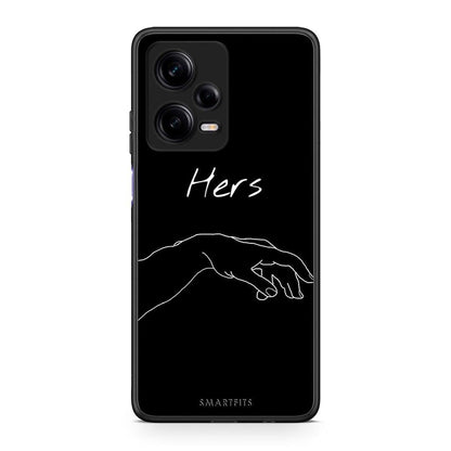 Θήκη Xiaomi Redmi Note 12 Pro 5G Aesthetic Love 1 από τη Smartfits με σχέδιο στο πίσω μέρος και μαύρο περίβλημα | Xiaomi Redmi Note 12 Pro 5G Aesthetic Love 1 Case with Colorful Back and Black Bezels