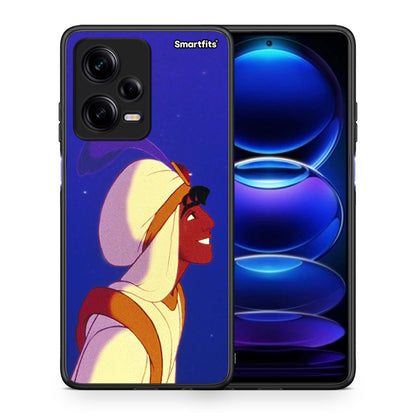 Θήκη Xiaomi Redmi Note 12 Pro 5G Alladin And Jasmine Love 1 από τη Smartfits με σχέδιο στο πίσω μέρος και μαύρο περίβλημα | Xiaomi Redmi Note 12 Pro 5G Alladin And Jasmine Love 1 Case with Colorful Back and Black Bezels