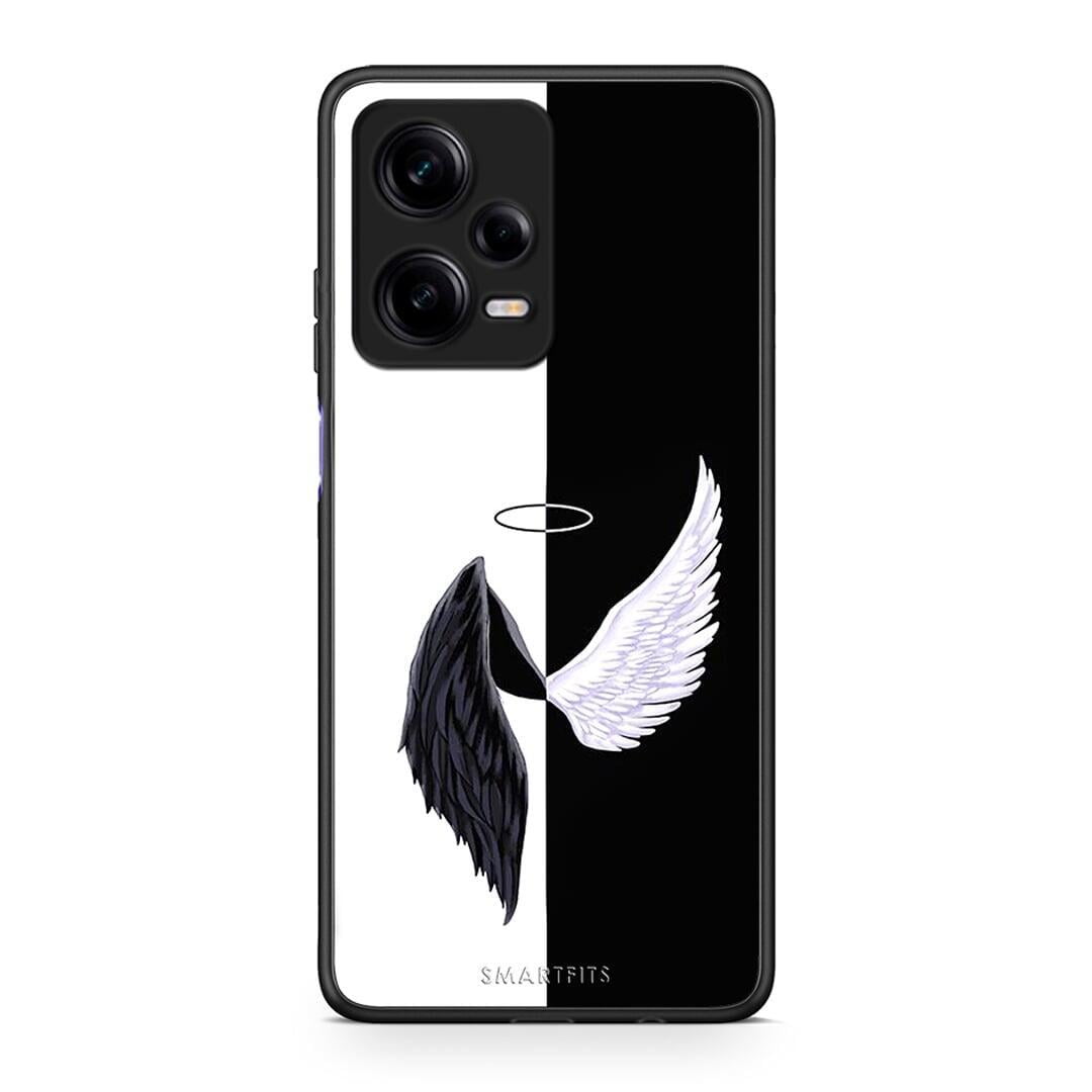 Θήκη Xiaomi Redmi Note 12 Pro 5G Angels Demons από τη Smartfits με σχέδιο στο πίσω μέρος και μαύρο περίβλημα | Xiaomi Redmi Note 12 Pro 5G Angels Demons Case with Colorful Back and Black Bezels