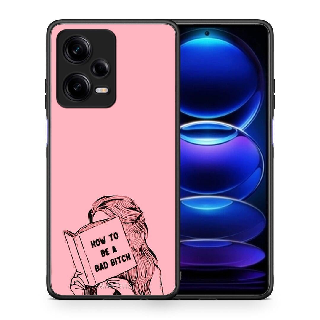 Θήκη Xiaomi Redmi Note 12 Pro 5G Bad Bitch από τη Smartfits με σχέδιο στο πίσω μέρος και μαύρο περίβλημα | Xiaomi Redmi Note 12 Pro 5G Bad Bitch Case with Colorful Back and Black Bezels