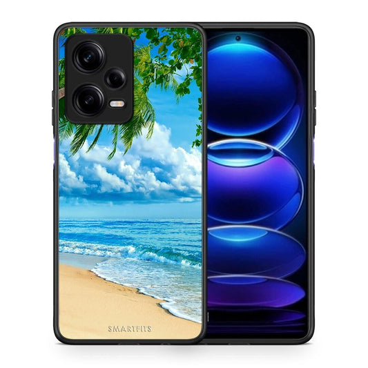 Θήκη Xiaomi Redmi Note 12 Pro 5G Beautiful Beach από τη Smartfits με σχέδιο στο πίσω μέρος και μαύρο περίβλημα | Xiaomi Redmi Note 12 Pro 5G Beautiful Beach Case with Colorful Back and Black Bezels