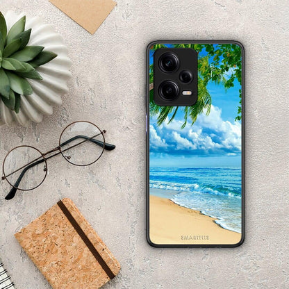 Θήκη Xiaomi Redmi Note 12 Pro 5G Beautiful Beach από τη Smartfits με σχέδιο στο πίσω μέρος και μαύρο περίβλημα | Xiaomi Redmi Note 12 Pro 5G Beautiful Beach Case with Colorful Back and Black Bezels