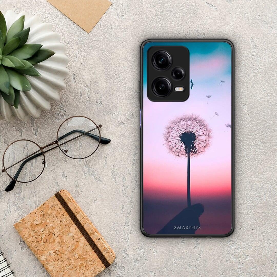 Θήκη Xiaomi Redmi Note 12 Pro 5G Boho Wish από τη Smartfits με σχέδιο στο πίσω μέρος και μαύρο περίβλημα | Xiaomi Redmi Note 12 Pro 5G Boho Wish Case with Colorful Back and Black Bezels