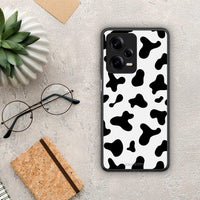 Thumbnail for Θήκη Xiaomi Redmi Note 12 Pro 5G Cow Print από τη Smartfits με σχέδιο στο πίσω μέρος και μαύρο περίβλημα | Xiaomi Redmi Note 12 Pro 5G Cow Print Case with Colorful Back and Black Bezels
