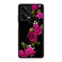 Thumbnail for Θήκη Xiaomi Redmi Note 12 Pro 5G Flower Red Roses από τη Smartfits με σχέδιο στο πίσω μέρος και μαύρο περίβλημα | Xiaomi Redmi Note 12 Pro 5G Flower Red Roses Case with Colorful Back and Black Bezels