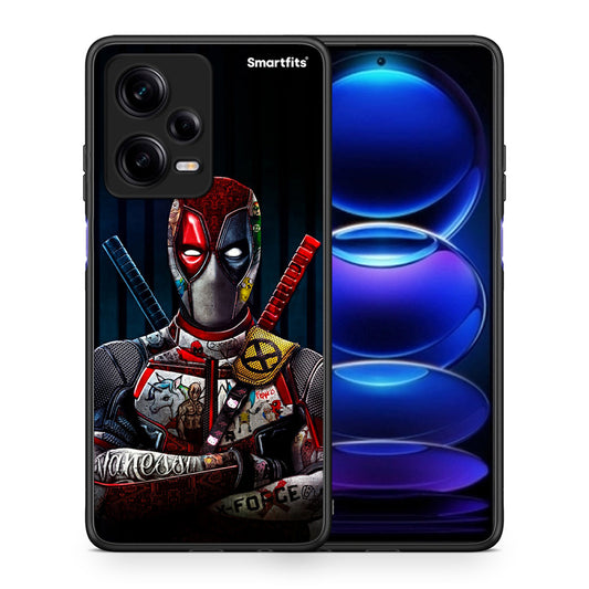 Θήκη Xiaomi Redmi Note 12 Pro 5G Funny Guy από τη Smartfits με σχέδιο στο πίσω μέρος και μαύρο περίβλημα | Xiaomi Redmi Note 12 Pro 5G Funny Guy Case with Colorful Back and Black Bezels