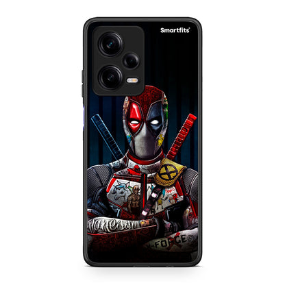 Θήκη Xiaomi Redmi Note 12 Pro 5G Funny Guy από τη Smartfits με σχέδιο στο πίσω μέρος και μαύρο περίβλημα | Xiaomi Redmi Note 12 Pro 5G Funny Guy Case with Colorful Back and Black Bezels