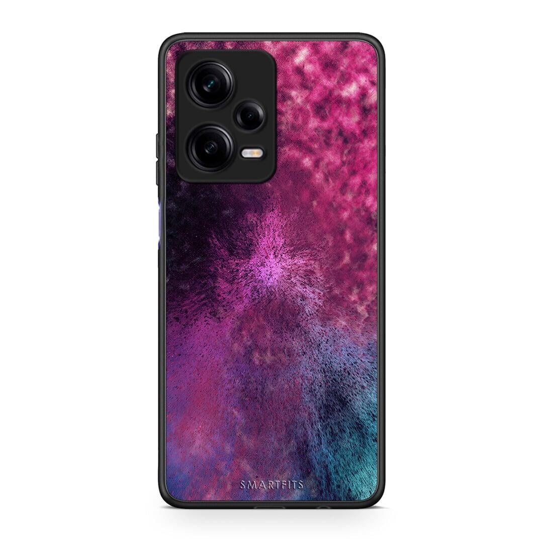 Θήκη Xiaomi Redmi Note 12 Pro 5G Galactic Aurora από τη Smartfits με σχέδιο στο πίσω μέρος και μαύρο περίβλημα | Xiaomi Redmi Note 12 Pro 5G Galactic Aurora Case with Colorful Back and Black Bezels